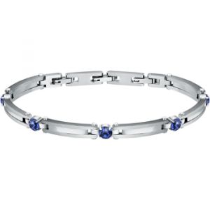 Morellato Bracelet pour homme en Acier serti de cristal - 0.033 g - taille : 21.5CM - SABH24