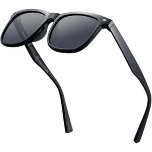 Xiaomi Lunettes de soleil carrées, Lunettes de soleil de Sun Unisex Adulte, Noir, One Taille