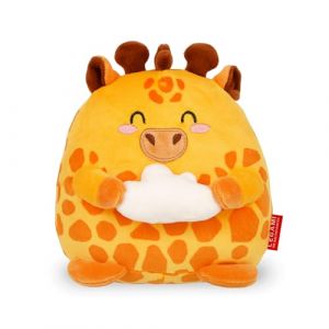 Legami Peluche Super Soft, thème Giraffe, Format Mini, avec Carte d'Identité Personnalisable, Tient Debout, 14x15x12 cm, Jaune