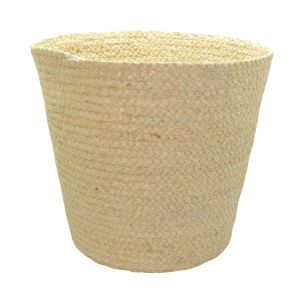 Home bain Poubelle naturelle en fibre de mais beige