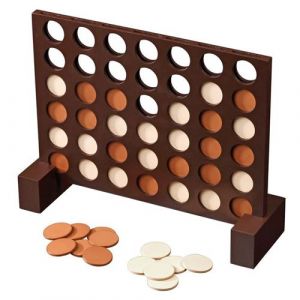 Puissance 4 ou 4 à la ligne jeu en bois Jeux de société Jeux pour enfants Jeux de réflexion