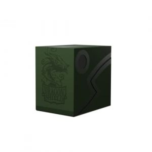 Arcane Tinmen Rangement+pour+Cartes+-+Deck+Box+Dragon+Shield+Double+Shell+%3A+Revised+Forest+%28Vert%2FNoir%29