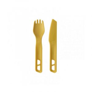 Sea to Summit Passage Cutlery Set - Couverts Yellow Pack de 2