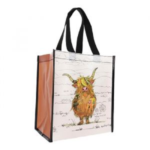 Sac cabas Vache Ecossaise plastique recyclé Kiub Kook