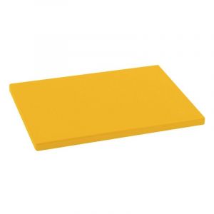 Metaltex Table Professionnelle Cuisine 33x23x1.5 Couleur Jaune. Polyéthylène