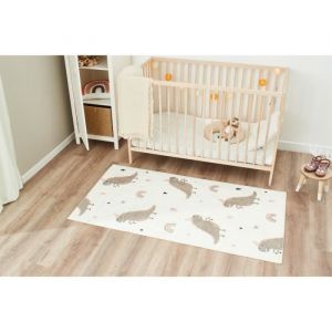 Nazar Tapis enfant dinosaure RUGS - 80x150 cm - Happy - Vert