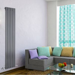 Hudson Reed TDRASP3 - Radiateur vertical Design en Acier 1780 x 420 mm rang unique