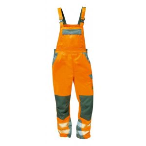 Metz Salopette Haute visibilit&eacute; Taille 54, orange/gris - ELYSEE