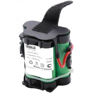 Intensilo Li-Ion batterie 2500mAh pour tondeuse à gazon robot tondeuse Gardena 124562, R38Li, R40 Li, R45 Li, R50Li, R70 Li