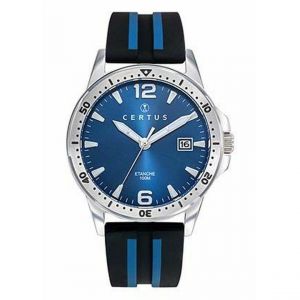 Certus Montre Homme - 611327 Bracelet Silicone Bleu