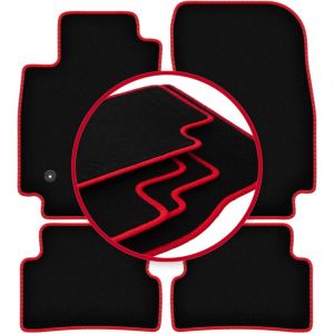 Tapis de voiture CARLUX-RED pour : Renault Captur SUV (2013-2019)