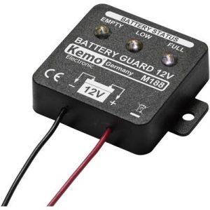 Kemo Contrôleur de batterie (kit monté) M188 12 V/DC 1 pc(s)