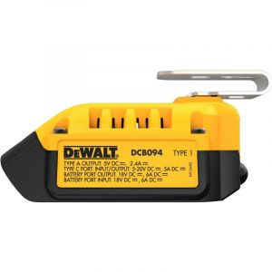 Dewalt Adaptateur / Chargeur Usb Compatible Avec Les Batteries Xr