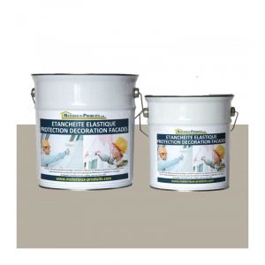 Matpro Peinture Etanche & Elastique Pour Protection Façade Gris silex - 2.5 Kg - Gris silex