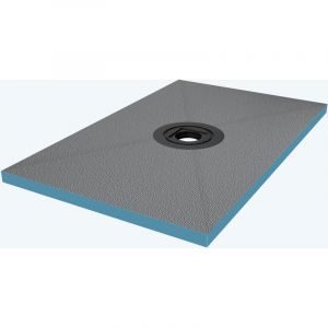 Doporro - Bac à Douche Antiglisse à Carreler Receveur de Douche Rectangulaire Avec Bonde Découpage sur Mesure 75×120×4cm XPS-Duschboard01