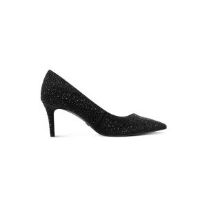 Tamaris Escarpins v&eacute;g&eacute;taliens pour Femme, Noir uni, 37 EU