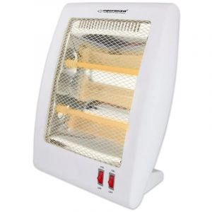 Esperanza EHH010 Chauffage &eacute;lectrique &agrave; quartz 400W/800W Blanc