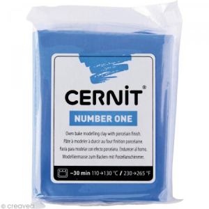 Cernit Pâte polymère Number One 56g Bleu