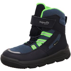 Superfit Mars Warm Gef&uuml;tterte Gore-tex Botte de Neige, Bleu, Vert Clair 8020, 31 EU