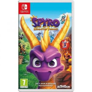 Activision Spyro Reignited Trilogy Jeu Switch + 1 Porte Cl&eacute; Offert