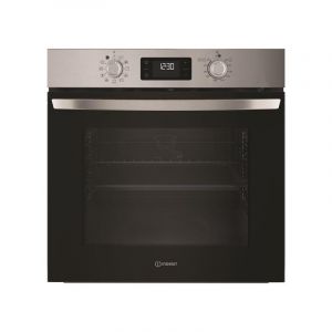 Indesit Four intégrable multifonction 71l 60cm pyrolyse inox - IO278PX