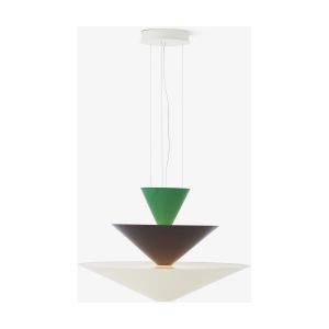&tradition Suspension en aluminium filé et acier vert bleu blanc 92cm Gio LN15