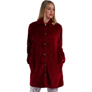 Peignoir chaud manches longues femme Admas Garden Thank You