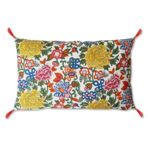 Nature & Découvertes Coussin rectangle multicolore