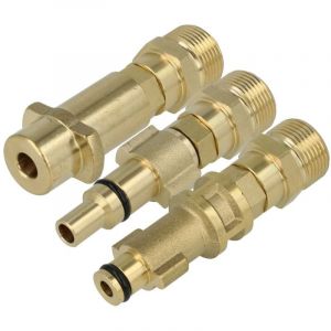 Vhbw 3x Adaptateur en kit vers filetage M22 compatible avec Parkside phdf 150 A1 nettoyeur haute-pression - Raccord rapide