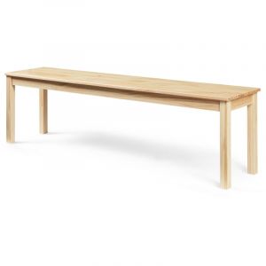 Banc de salle &agrave; manger Trerunulu 140 x 35 x 45 cm naturel [en.casa]
