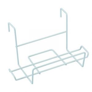 Sauvic 03220 Support Balcon Pour Jardinières Plastifié Acier Blanc 40 X 18 X 23 Cm