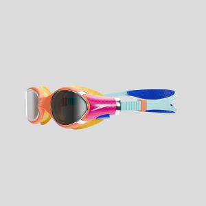 Image de Speedo Biofuse 2.0 Junior - Lunettes natation Mirror Orange Blue Taille unique