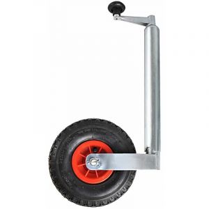 ProPlus Roue jockey avec jante en m&eacute;tal et pneu d'air 26 x 8,5 cm