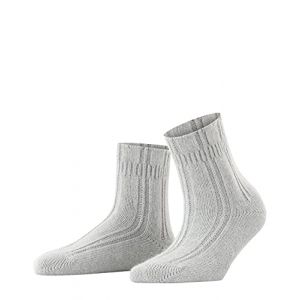 Image de Falke Bedsock, Chaussettes De Lit Femme, Laine Angora, Gris