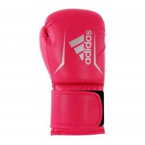 Adidas Gants de Boxe Unisexes Speed 50 pour Jeunes, Rose/Argent, 6 oz