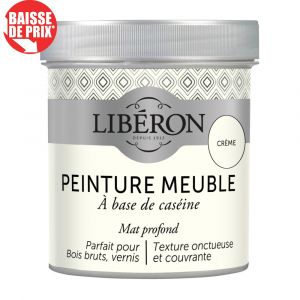 Liberon Peinture Meuble Caséine 0.5L Crème