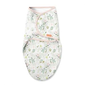 SwaddleMe Couverture Easy Change Swaddle taille petite ou moyenne, pour enfants de 0 à 3 mois, 3 à 6 kg et jusqu'à 66 cm, 1- set couverture Baby Swaddle avec fermeture éclair