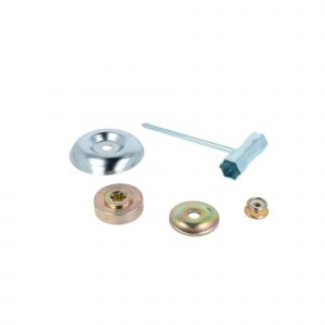 Vhbw Kit de fixation 5 pcs pour brosse de d&eacute;sherbage compatible avec Victus BC43, BC36, BC32, BC301 coupe-bordures, taille-haies, outils de jardin