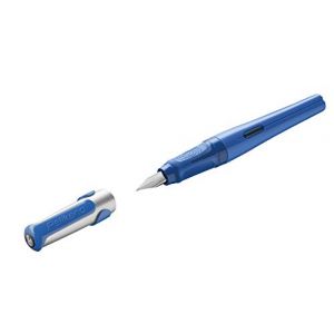 Pelikan O Stylo-plume Taille L pour Gaucher Bleu