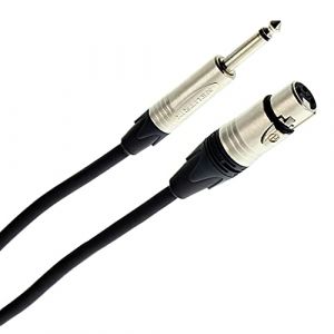 Plugger Câble XLR Femelle 3b - Jack Mâle Mono 10m Elite Câble Micro