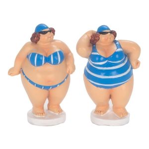 Signes Grimalt Figurine de Baigneuse en Résine, Décoration Nautique, Collection Marin, Idéale pour Cadeaux et Ornements de Maison, 2 Personnes