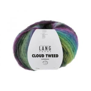 Pelote de laine &agrave; tricoter CLOUD TWEED - 100GR - Lang Yarns(...) - 0006 Vert
