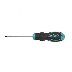IceToolz Tournevis &agrave; lame plate unisexe, 28s3, 3 mm, noir, S