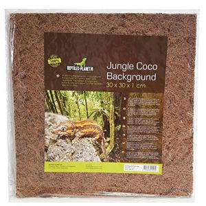 Reptiles Planet Décor de fond Jungle Coco background (30 x 30 x 1 cm)