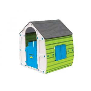 Cabane pour enfant en plastique multicolore - SWEEEK - LOU - Int&eacute;rieur et ext&eacute;rieur