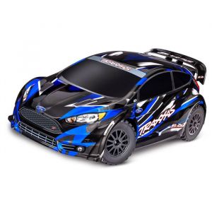 Traxxas FORD FIESTA RALLY BRUSHLESS CLIPLESS BLEU