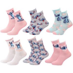 Chaussettes Pack Fille Lilo Et Stitch Pack De 6 Paires 0443
