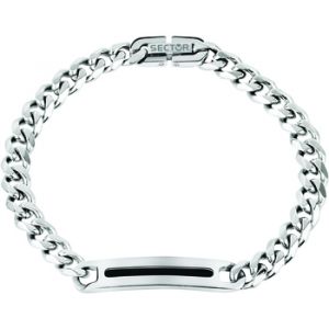 Sector Bracelet pour homme en Acier serti de &eacute;mail - 0.020 g - taille : 22CM - SZS40
