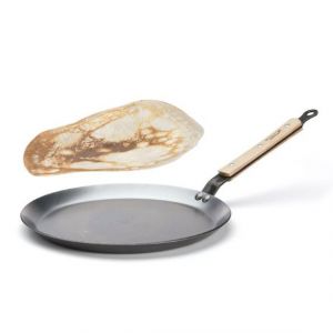 De Buyer Poêle à crêpe acier acier minéral B Bois ø 26 cm