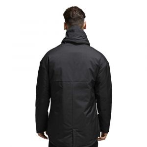 Image de Adidas JKT18 STD Parka Veste de Sport Homme, Black/White, FR (Taille Fabricant : 2XL)